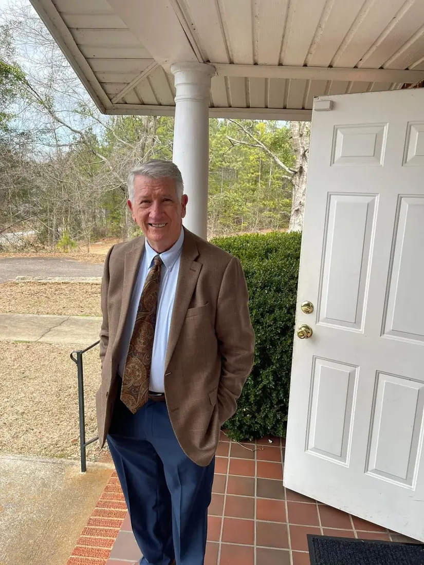 A warm welcome at the door